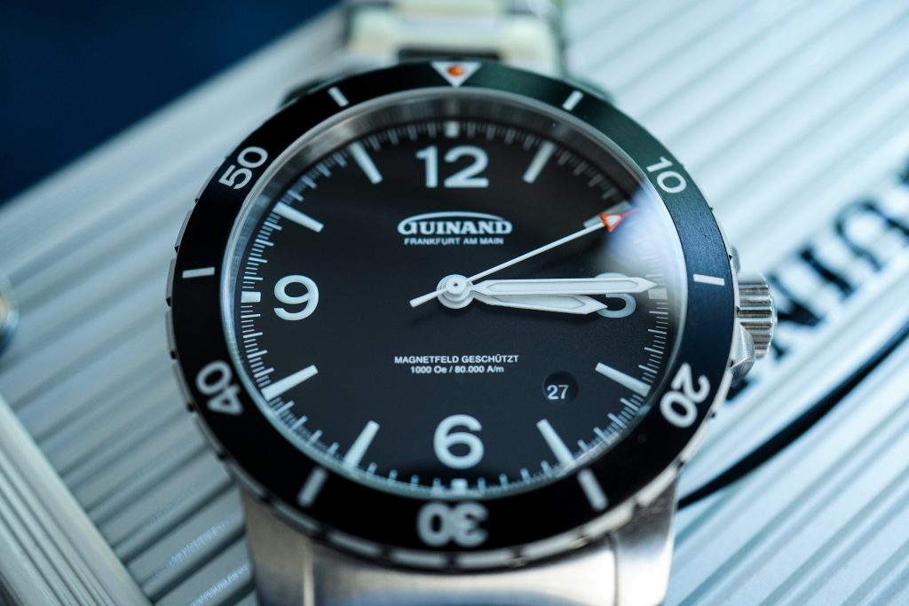 Guinand Flight Engineer watch review - german made anti-magnetic watch 