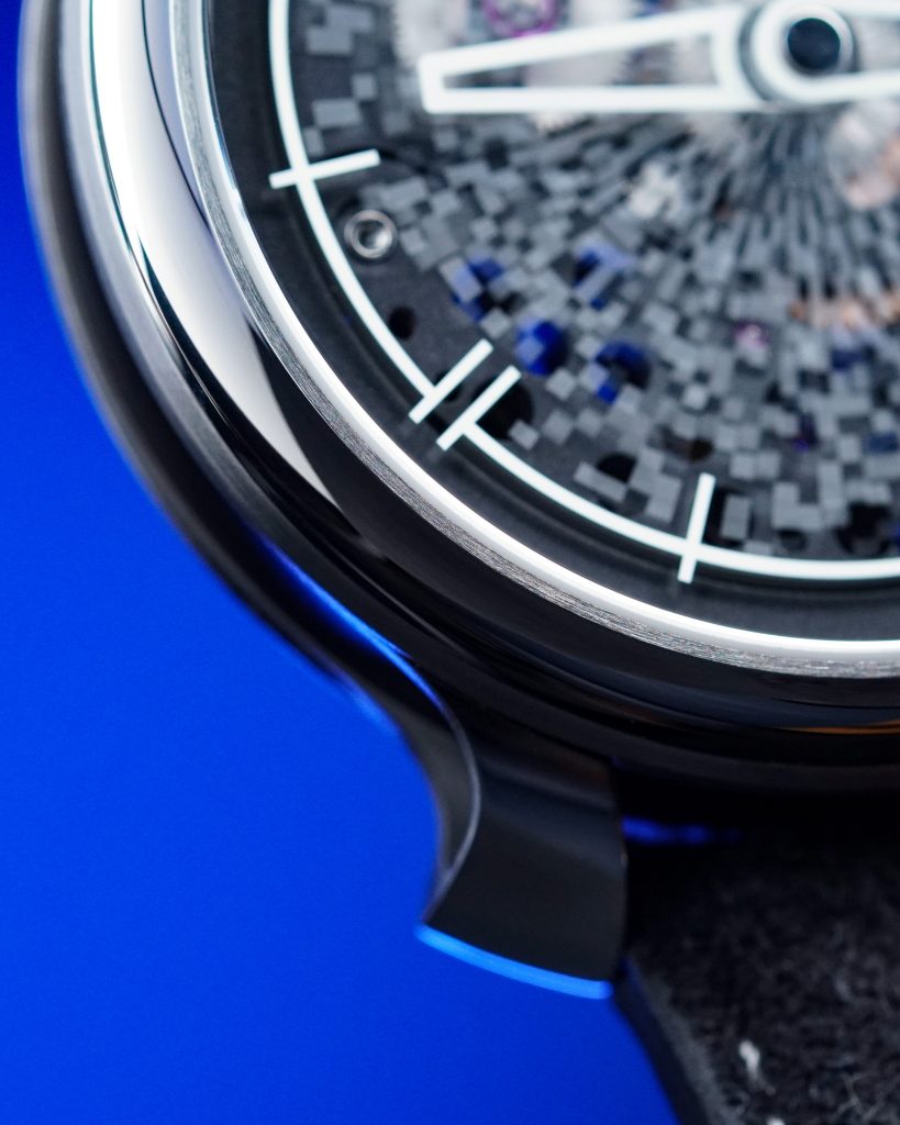 ming 20.11 mosaic sapphire dial watch schwarz etienne